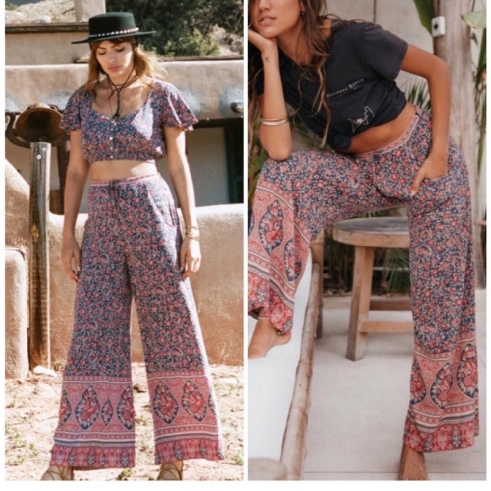 Spell Jasmine Palazzo Wide Leg Pant